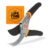 FISKARS Garden Pruning Shears – High-quality, Comfortable Garden Scissors for Easy Flower and Plant Trimming – Precision Ground Steel Blade for Extra Sharp Cutting – 375 Years of Quality