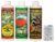 Fox Farm Fertilizer Soil Trio Liquid Nutrient: Tiger Bloom, Grow Big, Big Bloom Quart Bottles + Twin Canaries Chart (Pack of 3-32 oz)